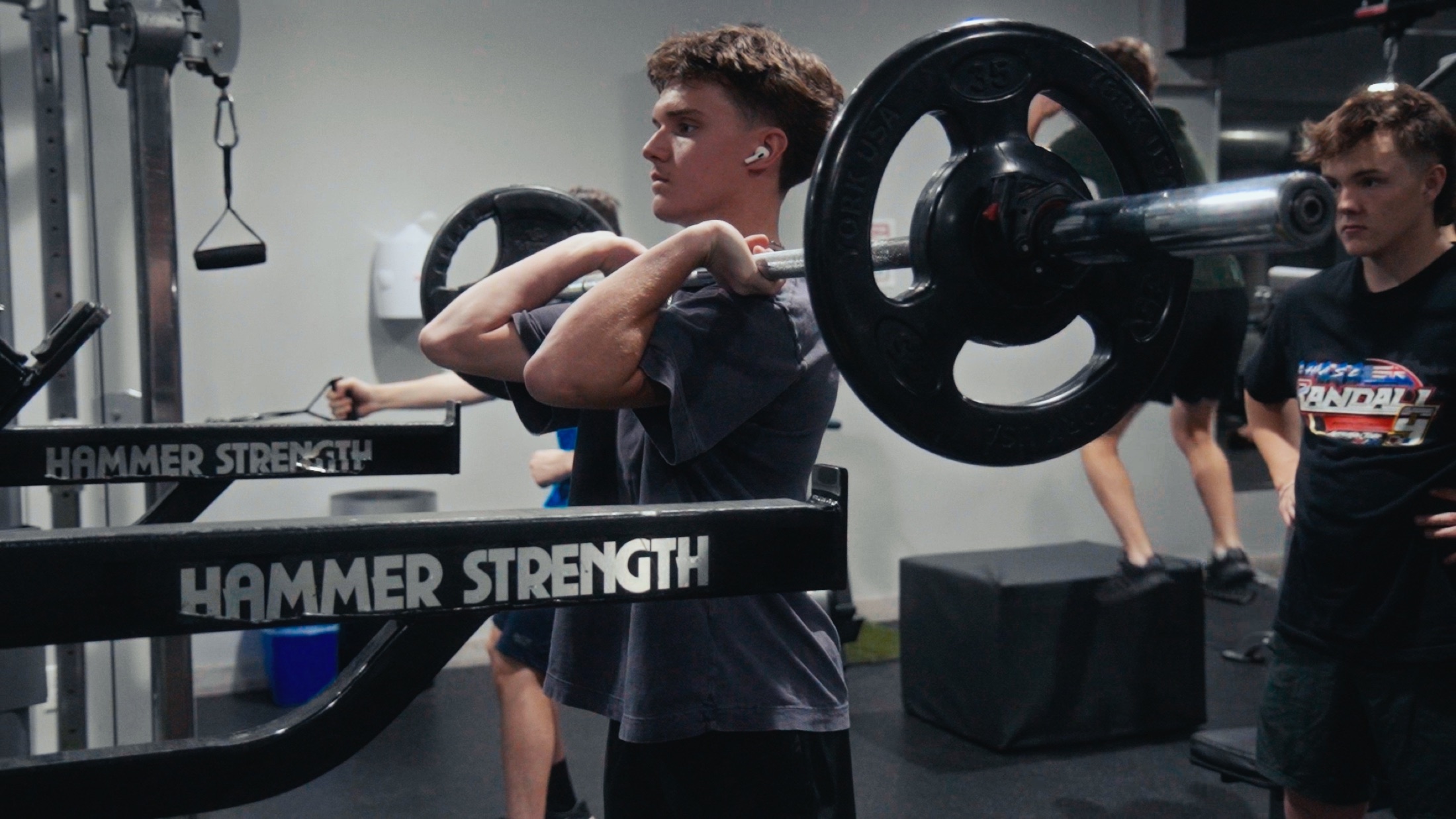 An athlete training under load inside Generations Performance